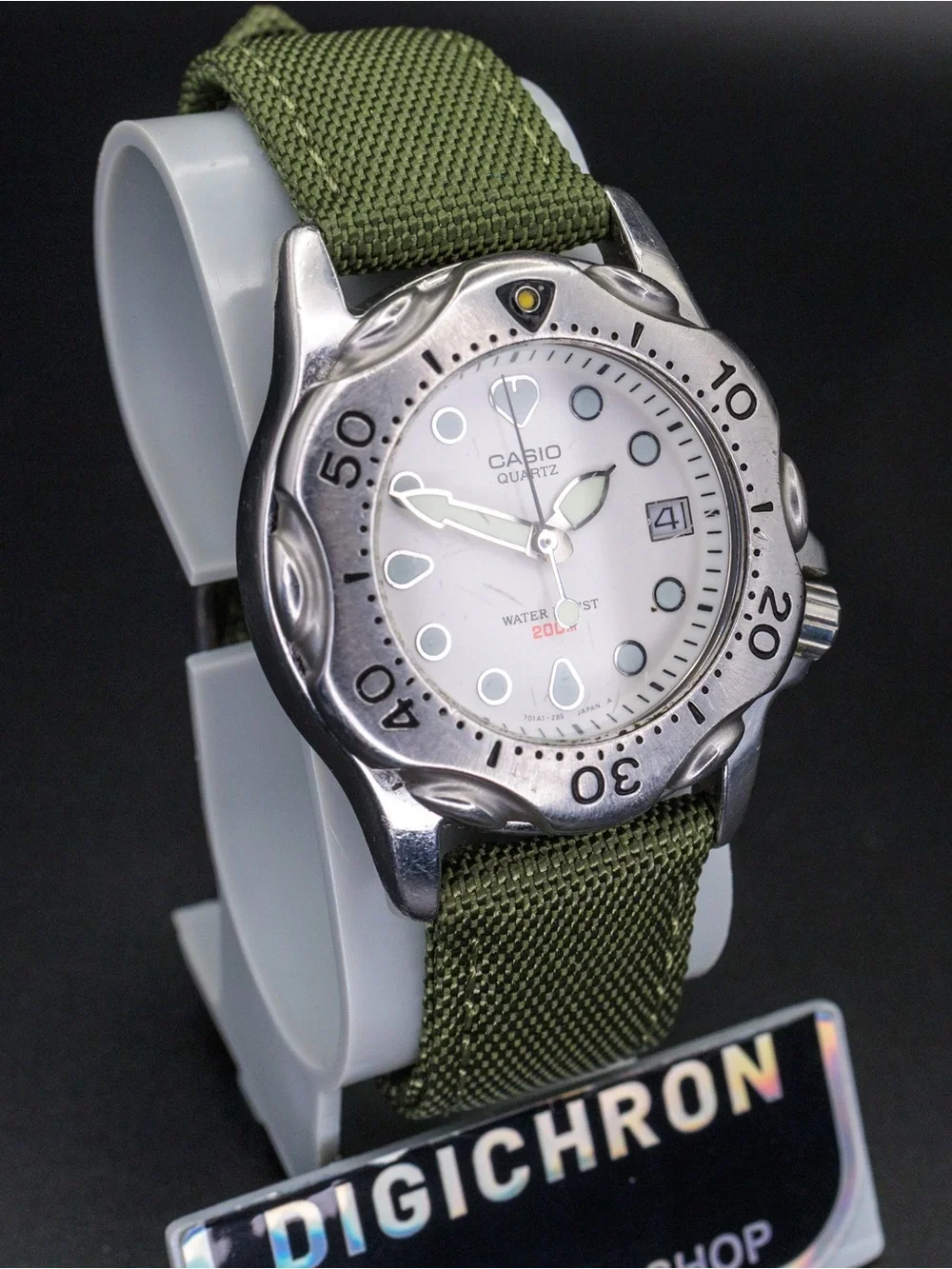 Casio Rare MDP-823 Vintage Air Diver 36mm JDM Import Date Dive Watch